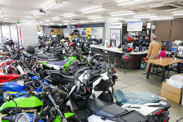 ビッグバイク展示